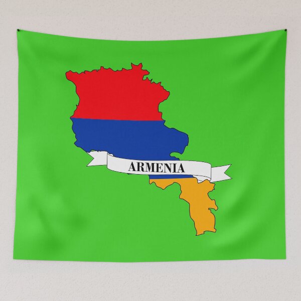 Item preview, flag map of armenia designed and sold by visual adventures.