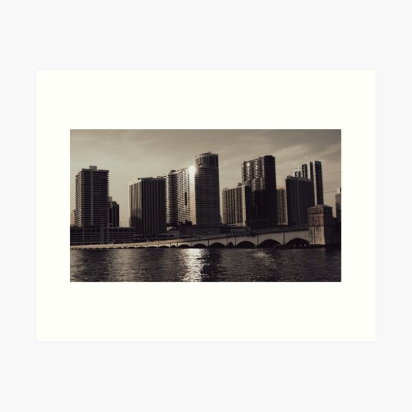 Item preview, Miami Skyline designed and sold by Greyson Harper .