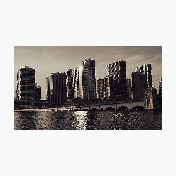 Item preview, Miami Skyline designed and sold by Greyson Harper .