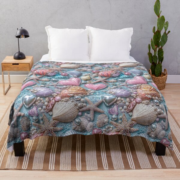 Item preview, Luxurious marine romance: shining shells, starfish, pearls, hearts designed and sold by Piotrek0001.