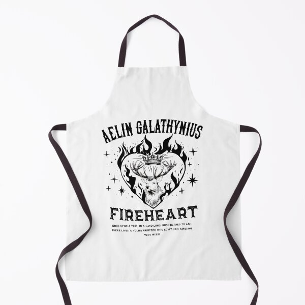 Item preview, Aelin Galathynius Fireheart TOG Bookish Throne of Glass Black Design designed and sold by marinaeloise.