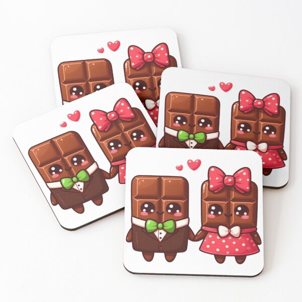 Item preview, Chocolate Pair in love designed and sold by Marshcherokee.
