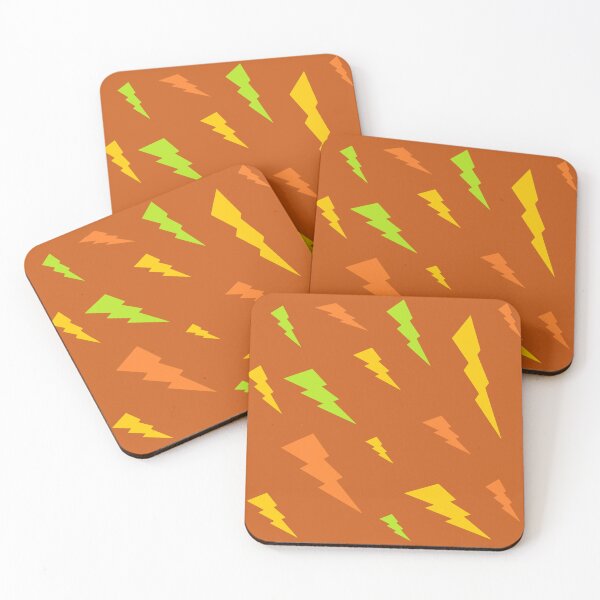 Item preview, Orange Lightning Pattern designed and sold by awsomepatterns.