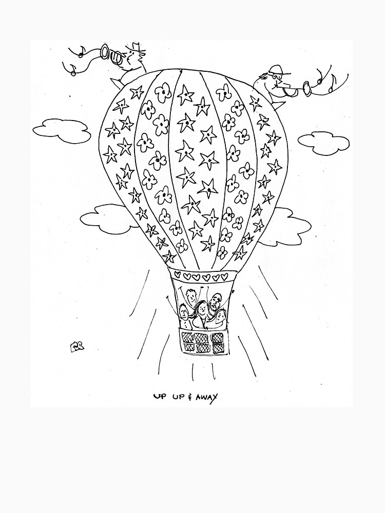 Thumbnail 7 of 7, Classic T-Shirt, Up Up & Away designed and sold by bromfieldpen.