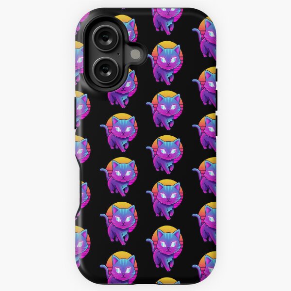 Item preview, Synthwave Cat designed and sold by Tw1nsAIArt.