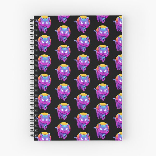 Item preview, Synthwave Cat designed and sold by Tw1nsAIArt.