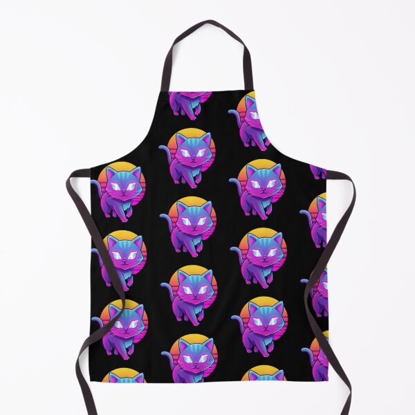 Item preview, Synthwave Cat designed and sold by Tw1nsAIArt.