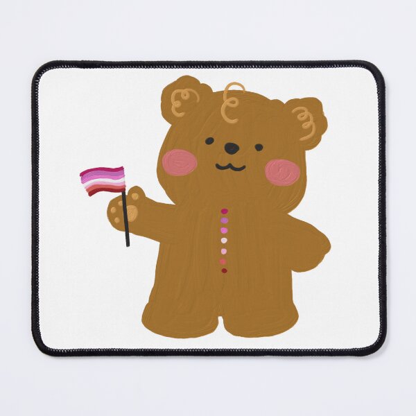 Item preview, a bear with a lesbian flag, FS designed and sold by KrisSJ12.