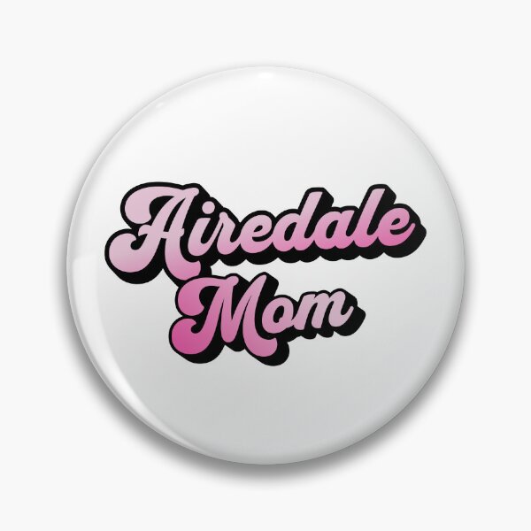 Item preview, Airedale Mom Retro Vintage Summer Gift designed and sold by Guarddogdrive.