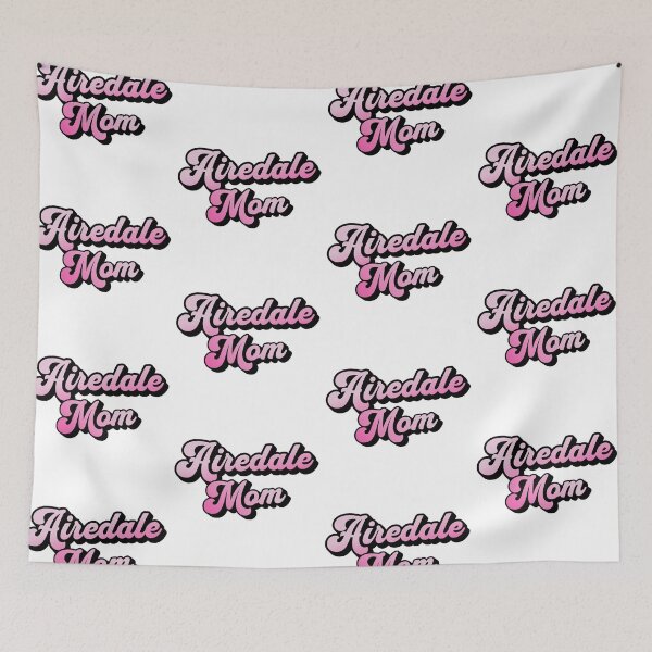 Item preview, Airedale Mom Retro Vintage Summer Gift designed and sold by Guarddogdrive.