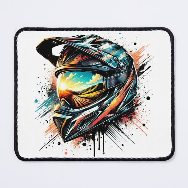 Item preview, : Adventure Reflections - Rugged Rider’s Helmet Art designed and sold by Mamokhy.