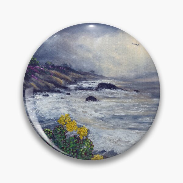 Item preview, The Last Storm California Seascape designed and sold by BreezyZen.