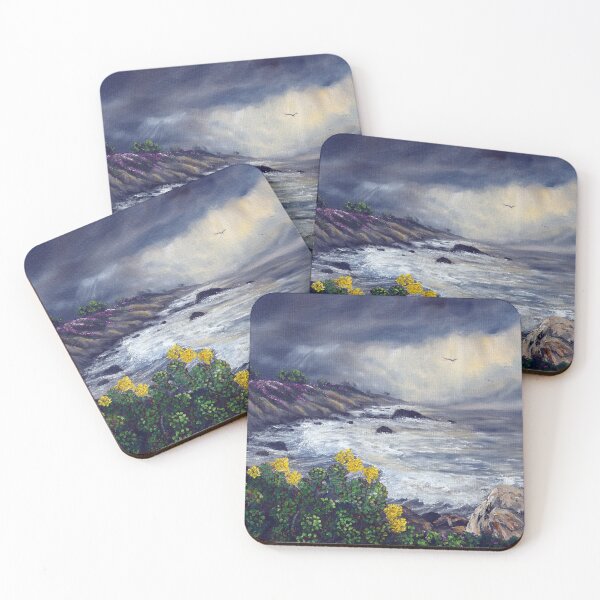 Item preview, The Last Storm California Seascape designed and sold by BreezyZen.