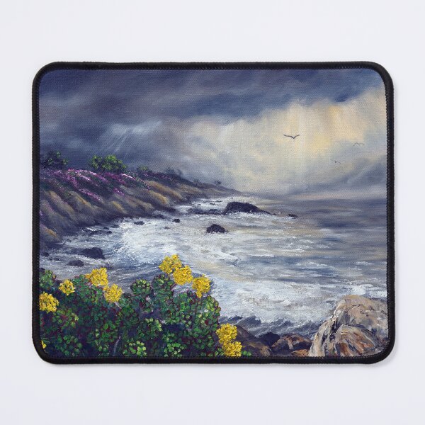 Item preview, The Last Storm California Seascape designed and sold by BreezyZen.