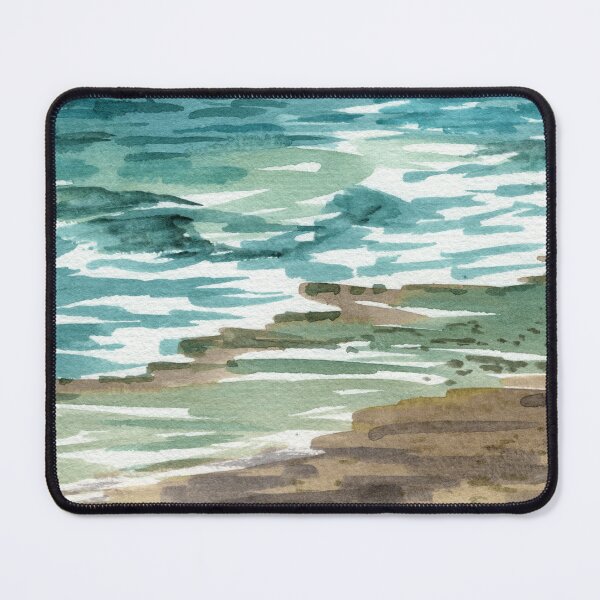Item preview, Beach Art Watercolor Waves Of The Sea On The Shore I designed and sold by Irina Sztukowski.