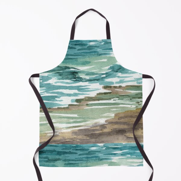 Item preview, Beach Art Watercolor Waves Of The Sea On The Shore I designed and sold by Irina Sztukowski.