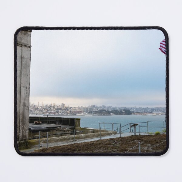 Item preview, Alcatraz Island View with US Flag designed and sold by jrtwynam.