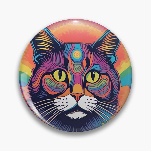 Item preview, Colorful Cat, Cat Love. Cats lover, Cat, Cats, Rainbow cats,  designed and sold by GOLDENGARDENART.