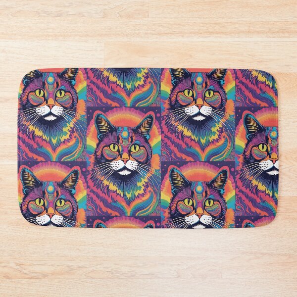 Item preview, Colorful Cat, Cat Love. Cats lover, Cat, Cats, Rainbow cats, designed and sold by GOLDENGARDENART.