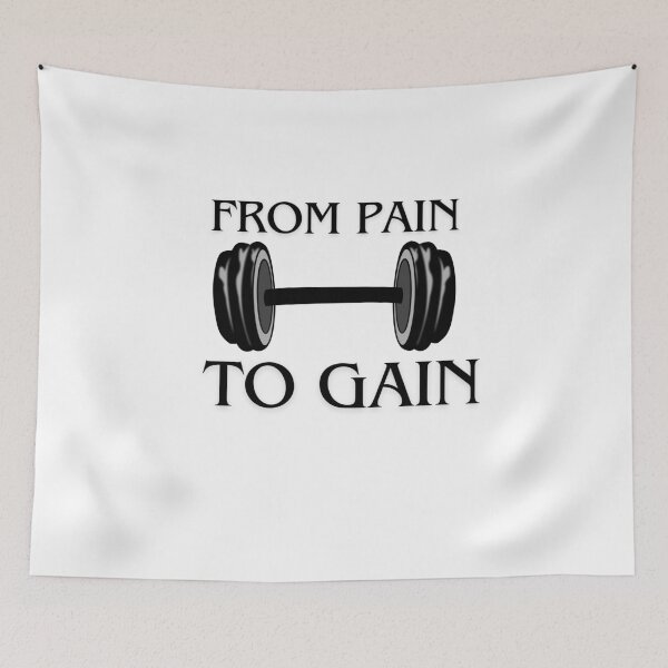 Item preview, From Pain to Gain designed and sold by Alienshopdesign.