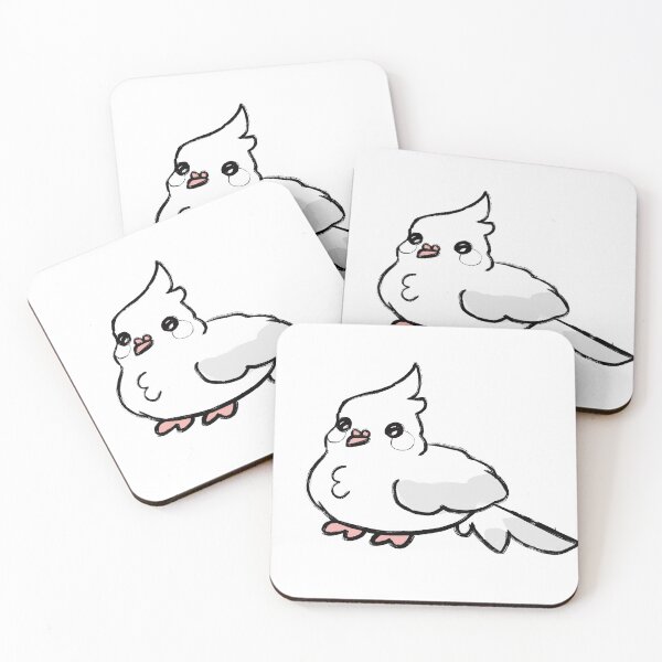 Item preview, Chibi Cockatiel Lutino  designed and sold by Fluffy1810.