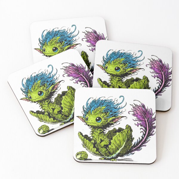 Item preview, Lactuca Sativa Dragon designed and sold by Scribbles & Doodles by Jinx.