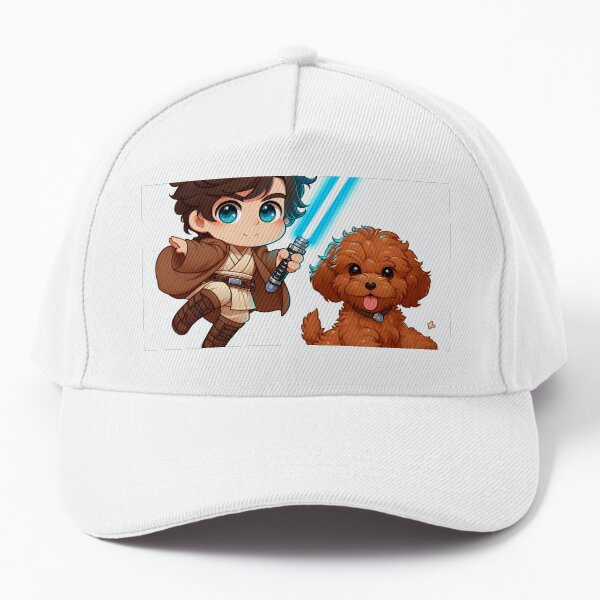 Vista previa del artículo con la obra «Jedi azul acrobático y garabato», diseñado y vendido por nerdhumor.