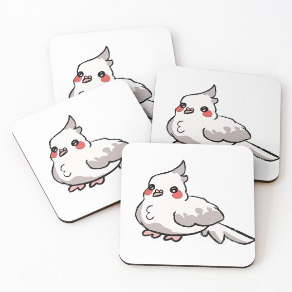 Item preview,  Chibi Cockatiel Lutino  designed and sold by Fluffy1810.