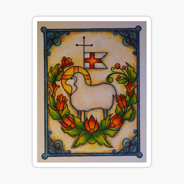 Item preview, Victorious Lamb of God designed and sold by ecce-art.