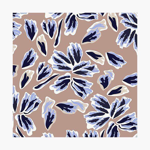 Item preview, BotanixO - Abstract botanical pattern designed and sold by primavera art.
