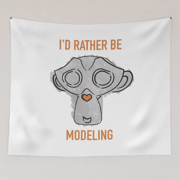 Item preview, I'd Rather Be Modeling designed and sold by Delaney Hanson Art.