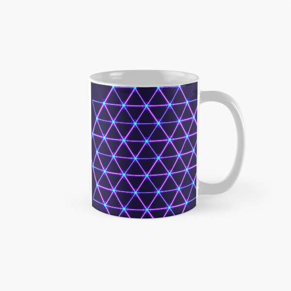 Item preview, Mesmerizing Neon Geometric Grid designed and sold by roxysnextgenart.