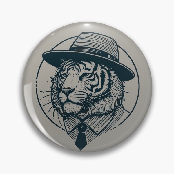 Item preview, The Tiger with Hat 2 designed and sold by APOLLO TWENTY ONE.