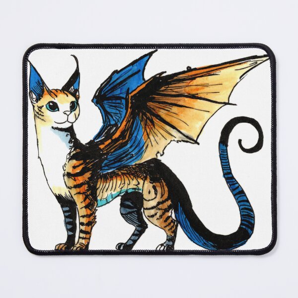 Item preview, Serval Dragon Hybrid designed and sold by Scribbles & Doodles by Jinx.