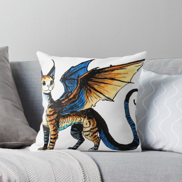 Artikelvorschau, Serval-Drache-Hybride entworfen und verkauft von Scribbles & Doodles by Jinx.