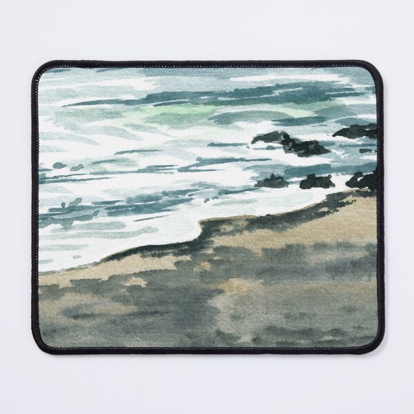Item preview, Beach Art Watercolor Waves Of The Sea On The Shore II designed and sold by Irina Sztukowski.