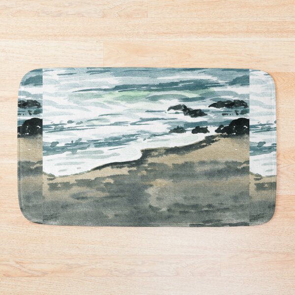 Item preview, Beach Art Watercolor Waves Of The Sea On The Shore II  designed and sold by Irina Sztukowski.