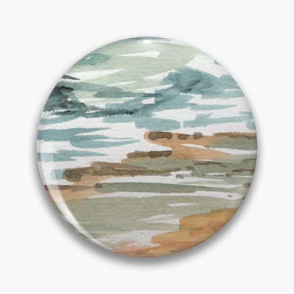 Item preview, Beach Art Watercolor Waves Of The Sea On The Shore III  designed and sold by Irina Sztukowski.
