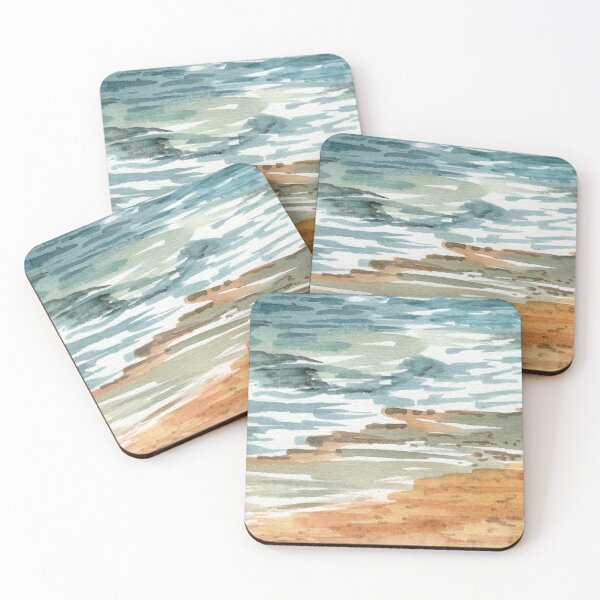 Item preview, Beach Art Watercolor Waves Of The Sea On The Shore III  designed and sold by Irina Sztukowski.
