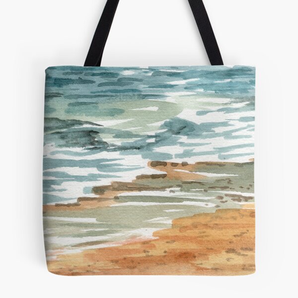 Item preview, Beach Art Watercolor Waves Of The Sea On The Shore III  designed and sold by Irina Sztukowski.