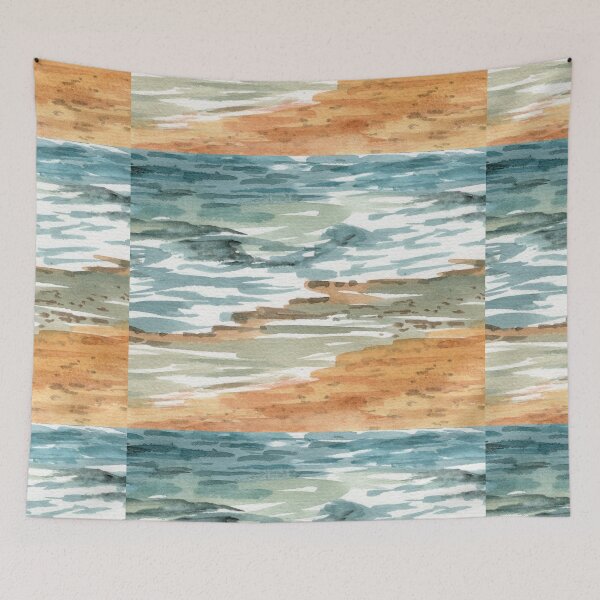 Item preview, Beach Art Watercolor Waves Of The Sea On The Shore III  designed and sold by Irina Sztukowski.