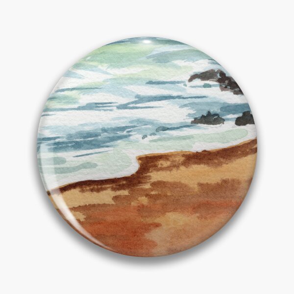 Item preview, Beach Art Watercolor Waves Of The Sea On The Shore IV designed and sold by Irina Sztukowski.