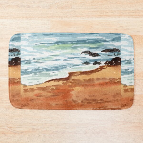 Item preview, Beach Art Watercolor Waves Of The Sea On The Shore IV designed and sold by Irina Sztukowski.