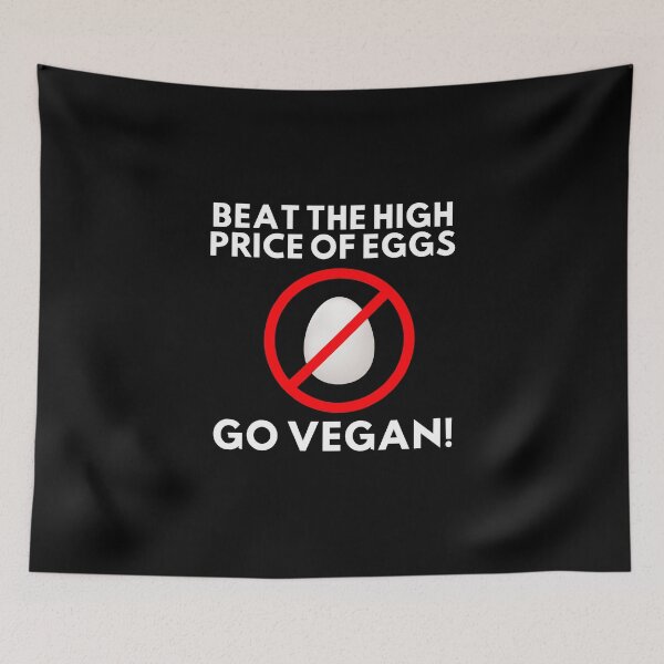 Item preview, Beat The High Price of Eggs - GO VEGAN! designed and sold by 1Timothy523.