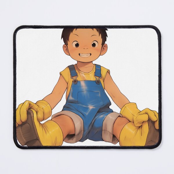 Item preview, Cheerful Young boy– Playful Adventure Illustration designed and sold by DKRPalette.