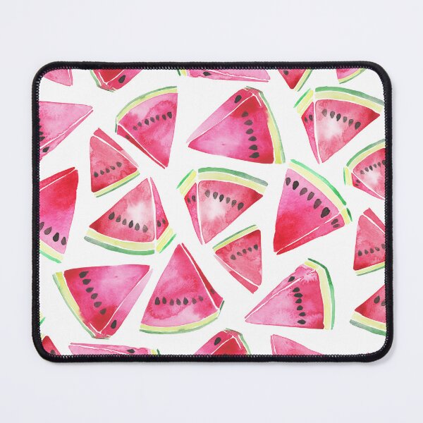 Item preview, A vibrant watercolor pattern of juicy watermelon wedges designed and sold by Hillary Holt.