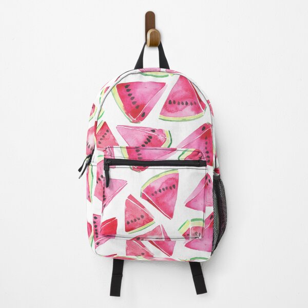 Item preview, A vibrant watercolor pattern of juicy watermelon wedges designed and sold by Hillary Holt.