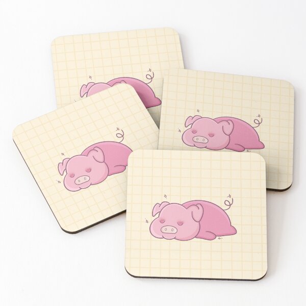 Item preview, Sleepy Pig designed and sold by annaillustrate.