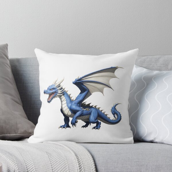 Item preview, Majestic Blue Dragon Fantasy Art designed and sold by MihaiGr.