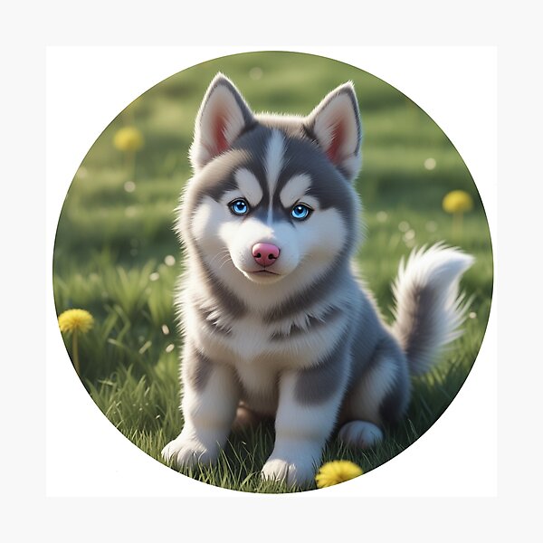 Item preview, Siberian Husky Puppy designed and sold by Bigbunn.
